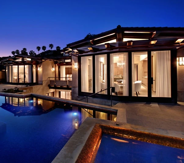 Exterior of luxury home
